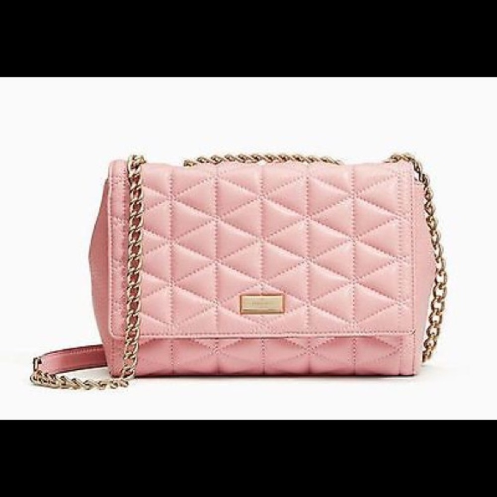 kate spade bag pink quilted Emelyn bag EUC